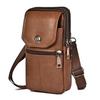 Men’s Cowhide Crossbody & Waist Phone Bag with ID Holder