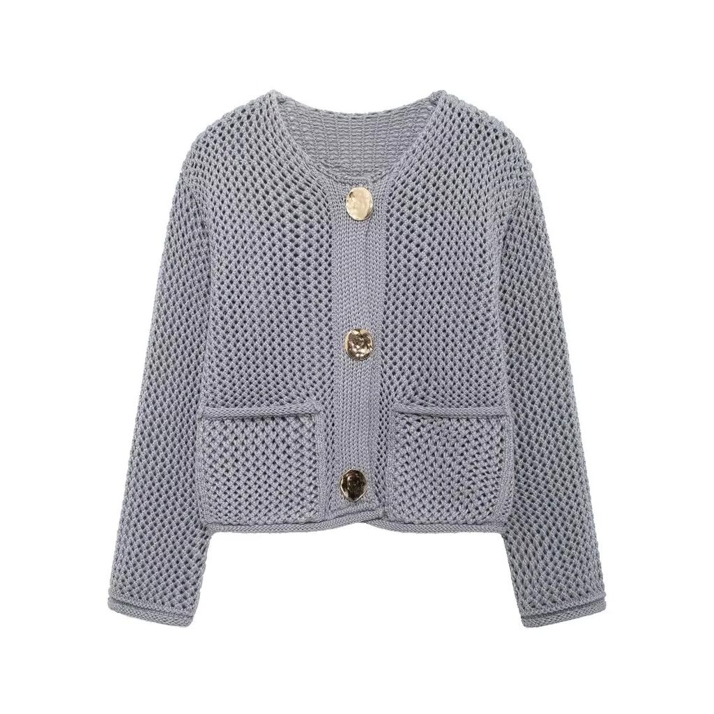 Autumn Winter Knitted Cardigans for Women Casual Button Long Sleeve Female Sweater 2024 Fashion Loose Lady Cardigans Coat