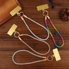 Hot Sale Luxury Full Phone Lanyard With Metal Clip Universal Short Chain Handheld Wrist Flash Accessory For Mobile Phones