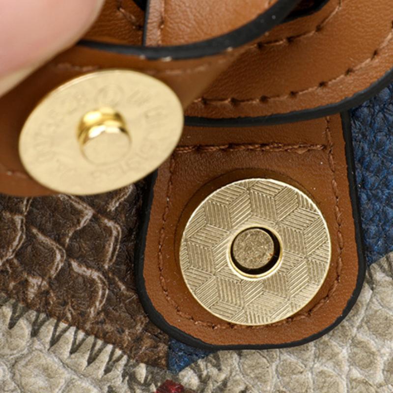 Mobile Phone Bag Messenger Bag for Women Multi-compartment Zipper Versatile Fashion Vertical Exquisite Soft Leather Small Bag