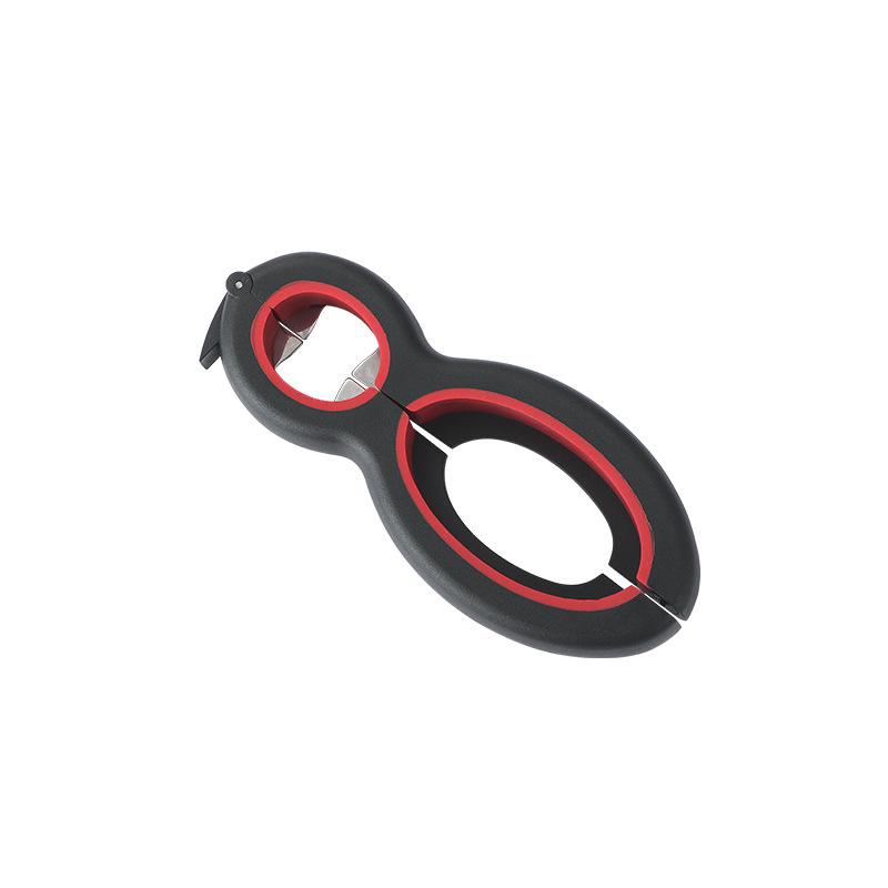 6-in-1 Stainless Steel Multi-Purpose Can & Bottle Opener