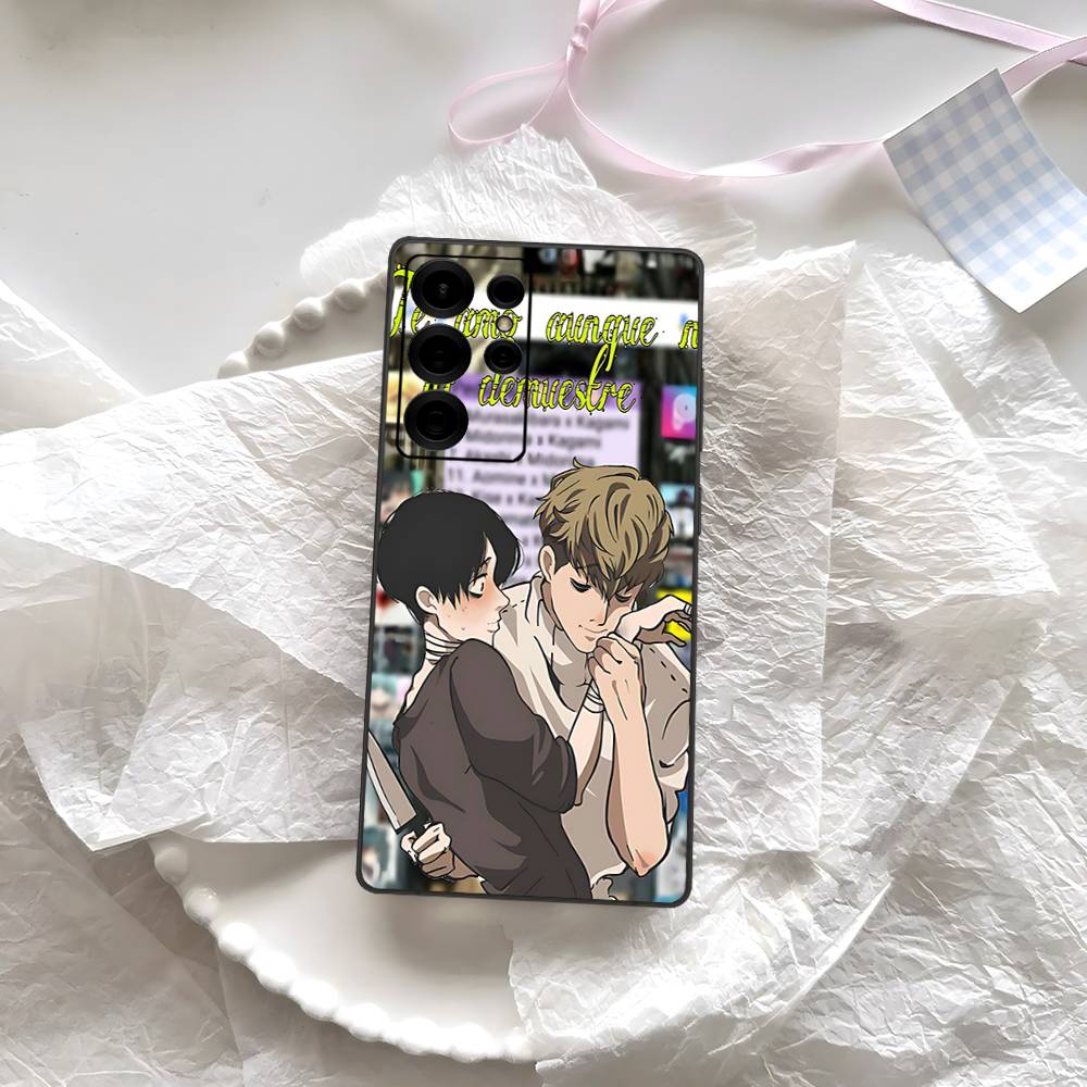 Anime Killing Stalking Phone Case For Samsung S 24 Fe 25 Ultra Plus 20 Lite 21 30 22 23 24 22 Ultra 5G Fundas