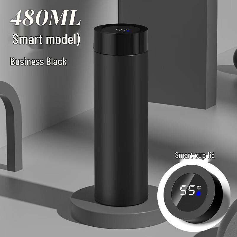 Xiaoyueya Smart Temperature Display 316 Stainless Steel Insulated Mug 480ml