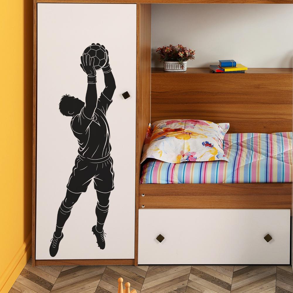 Minimalist Basketball Kid Wall Sticker Self-Adhesive Removable for Children Room Study Room Home Decor Art