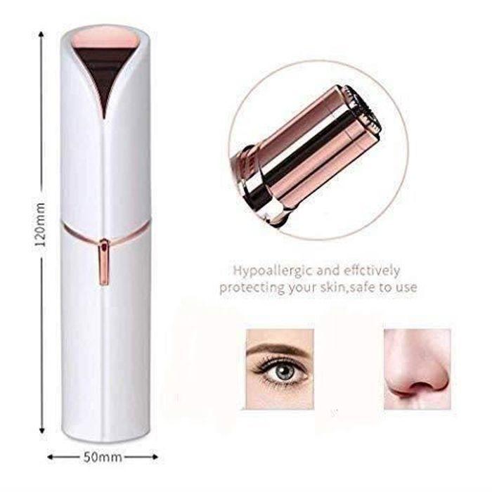 Épilateur Visage Femme - STRAßE TECH - Tondeuse pour Sourcils - Lame à Double Anneau - Fonctionnement sans fil