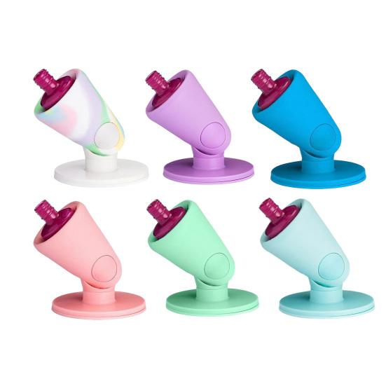 Nostalgie Hinge Untippable Nail Polish Bottle Holder, Anti-Spill Tilted Stand, Display Rack for Home, Salon