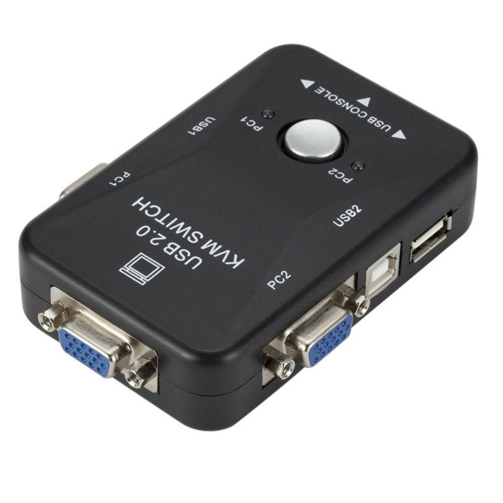 VGA USB 2.0 KVM Switch Splitter USB 2.0 KVM  Switcher  for Computer/Mouse/keyboard/U Disk