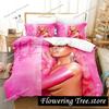 3D Print Sexy Doja Cat Bedding Set Duvet Cover Bed Set Quilt Cover Pillowcase Comforter King Queen Size Boys Adult Bedding Set
