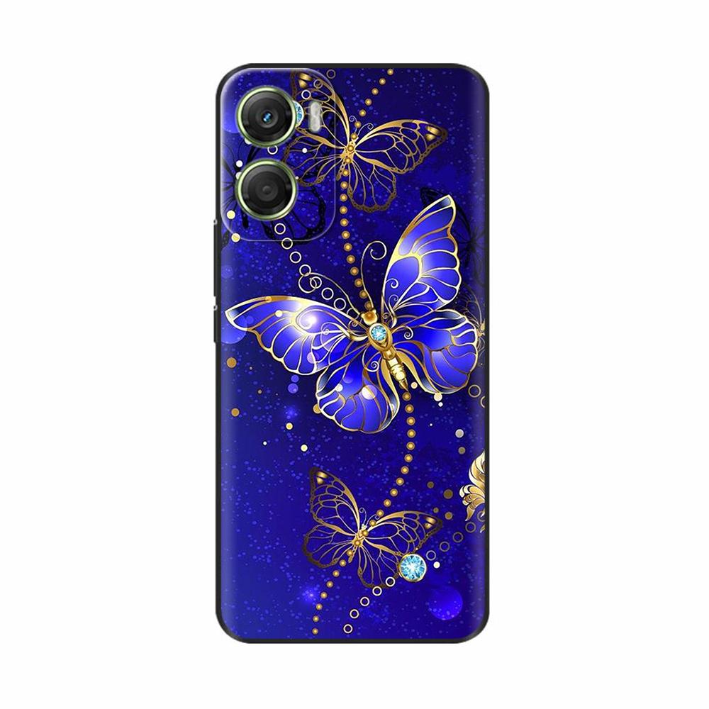 Per Motorola Moto G06 Custodia Carina Dinosauro Cartone Animato Copertura Morbido Silicone Custodie per Telefono per Moto G06 Custodia Power Antiurto TPU Coque