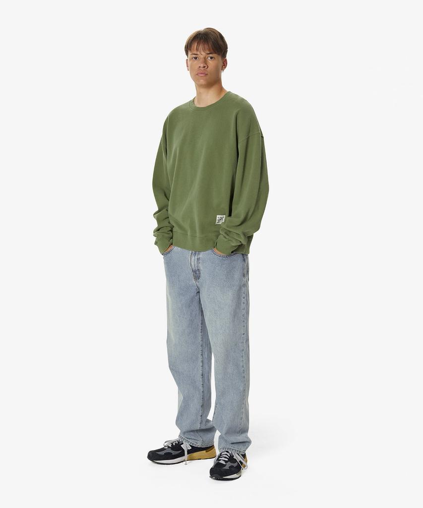 THISISNEVERTHAT Tnt Faded Crewneck Moss Green