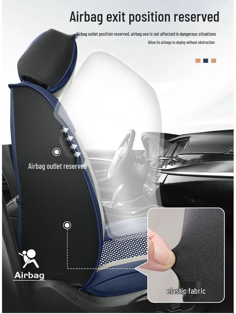 Kia K3 Ice Silk Seat Covers - All-Season Full Coverage for Men & Women