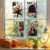 Halloween Decorations Horror Static Stickers Creative Death Glass Stickers
