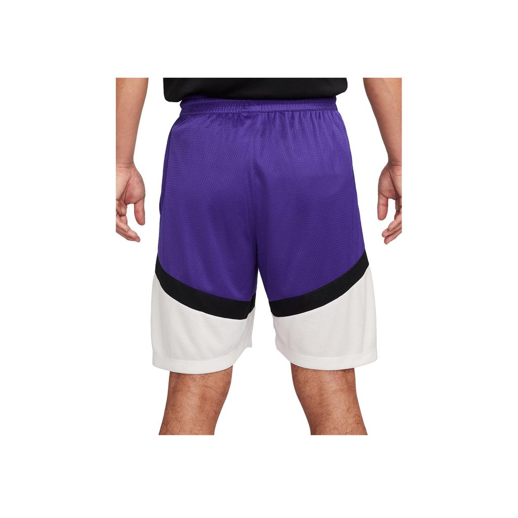 Nike Dri-FIT Icon Color Block Elastic Waist Basketball Shorts Men Shorts Purple DV9525-504