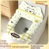 Cartoon Eva Soft Warm Washable Toilet Seat Cover With Backrest Aromatherapy Pod For Bathroom Great Finds For The Home