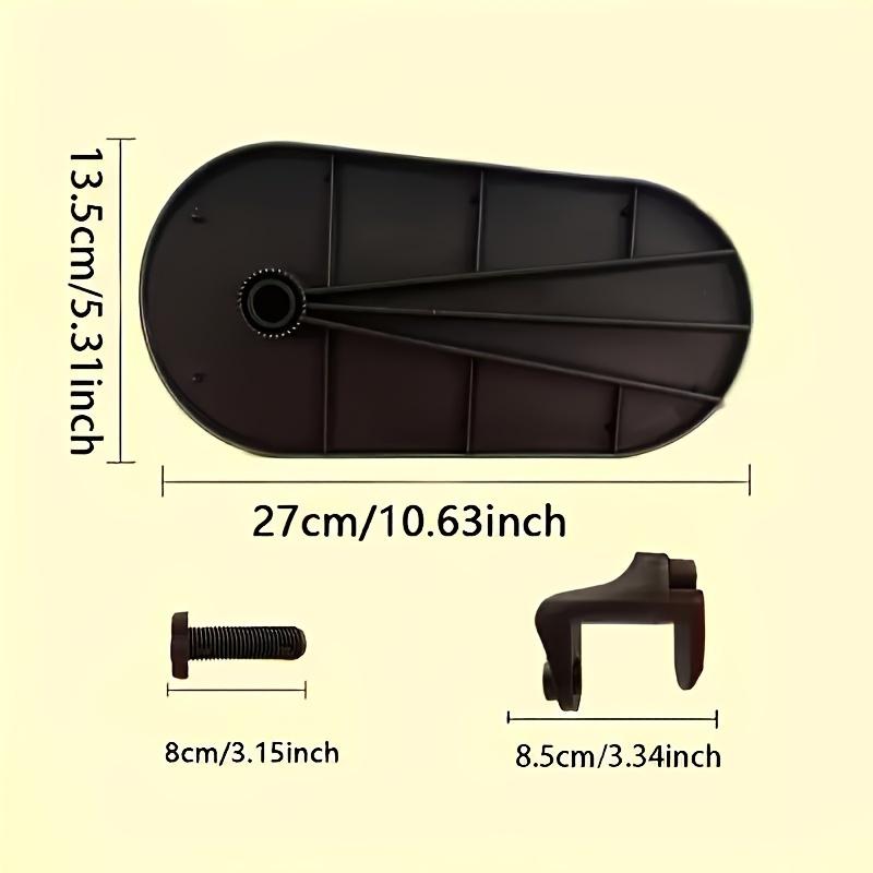 Ergonomic Desk Armrest Extender - Comfort Elbow Support for Gaming Office, Adjustable Keyboard Mouse Setup, Durable Black Design