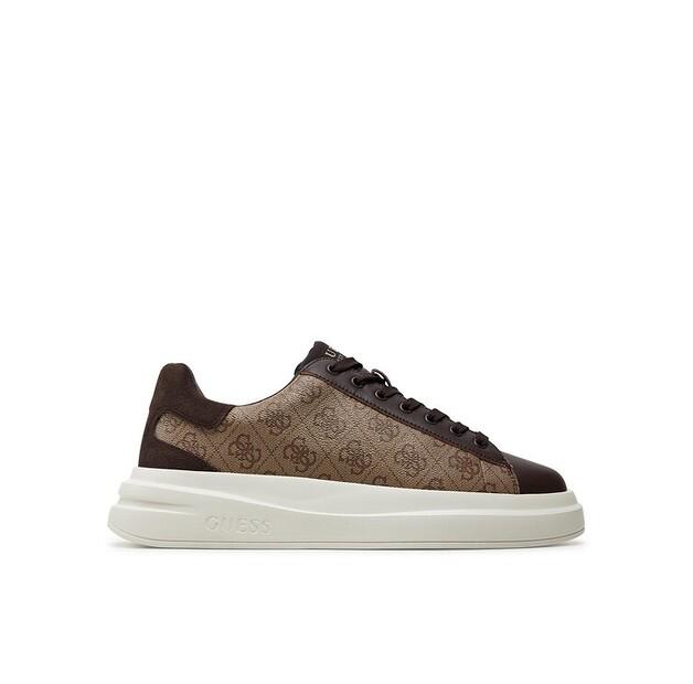 Мужские кроссовки Guess Elba fmpvib fal12 бежевые