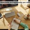 5Pcs random luxury diamond ballpoint pens, 1.0mm black ink, office & wedding school gift pens