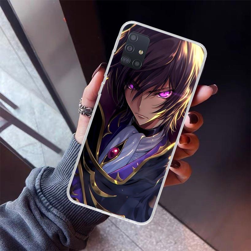 Code Geass Anime Phone Case For Samsung Galaxy A12 A52S A42 A32 A22 A51 A50 Note 20 Ultra 10 S10 Plus A71 A70 A31 A30 A10S Galax