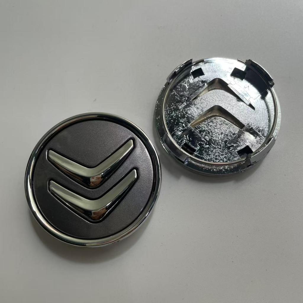 4 stuks Embleem Logo voor Citroen C1 Elysee DS4 DS3 Picasso Berling Saxo C4 C5 C2 C3 Xsara Cactus DS6 Auto Wiel Naafkapjes