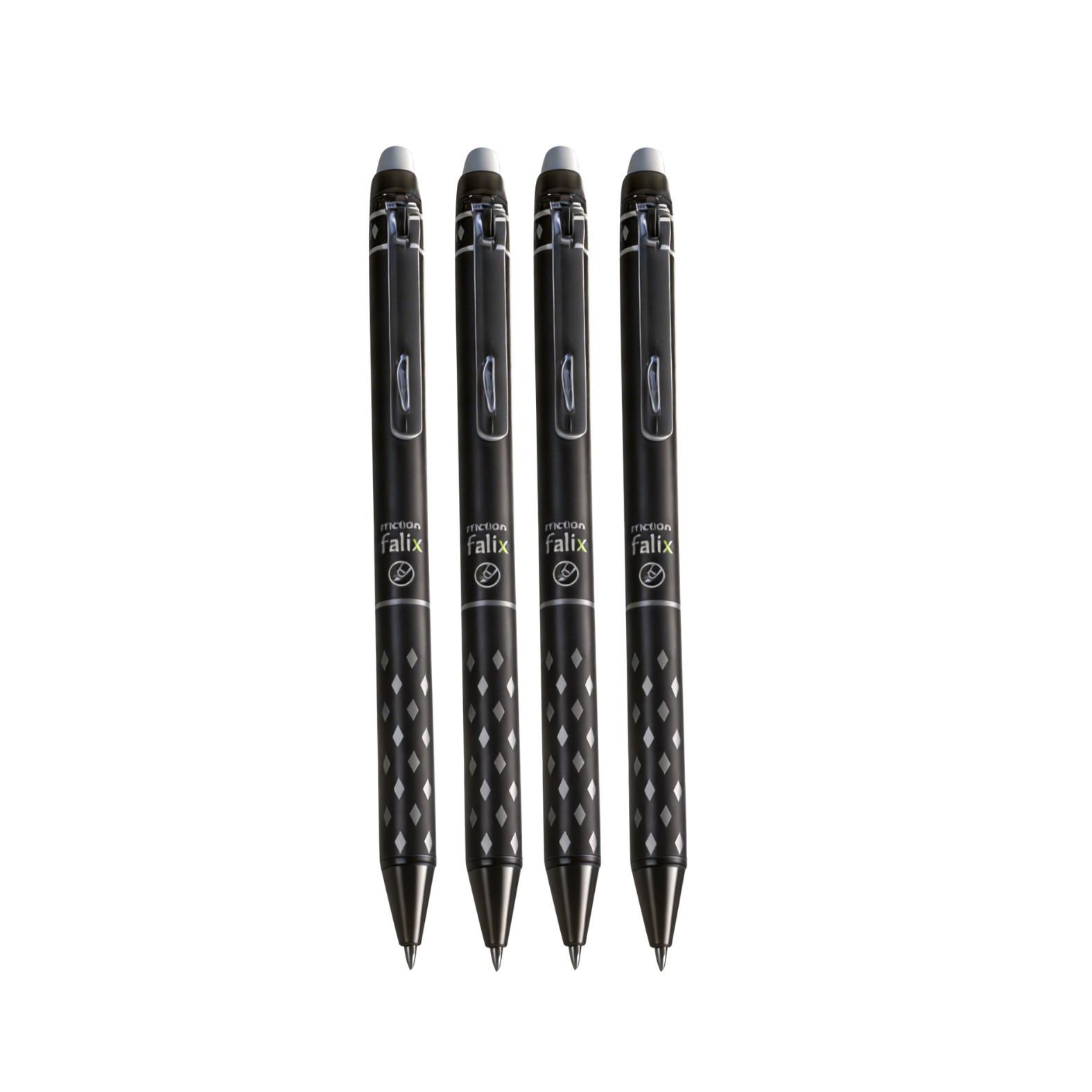 Smooth Flow Erasable Gel Pen with Comfortable Grip чёрный