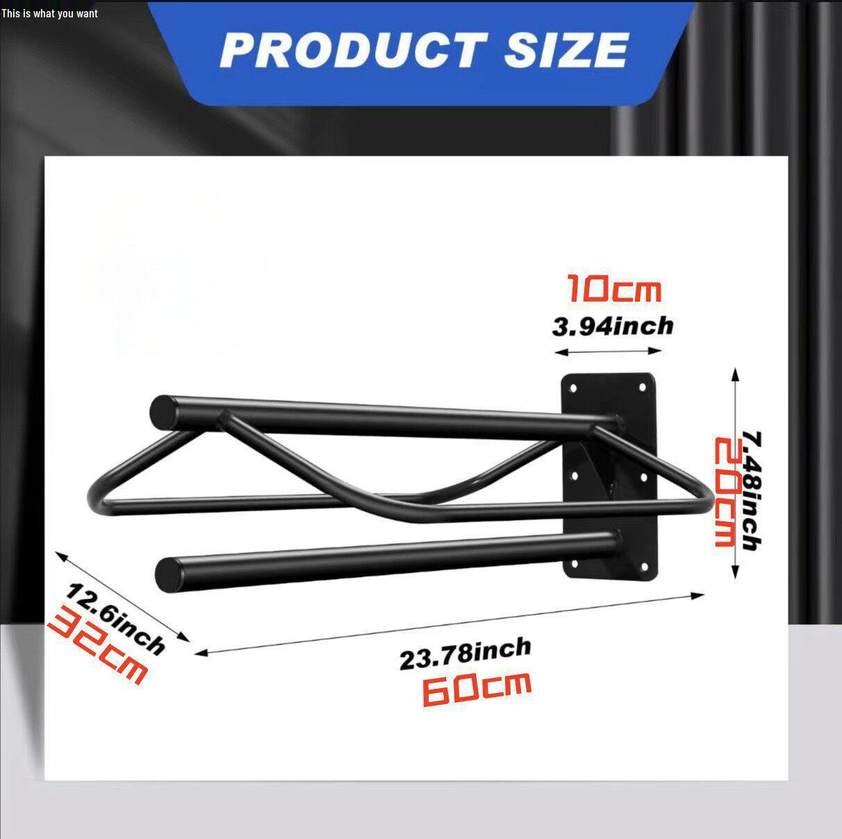 Iron Art Heavy Duty Wall-Mounted Saddle Rack for English Equestrian Gear Default Option