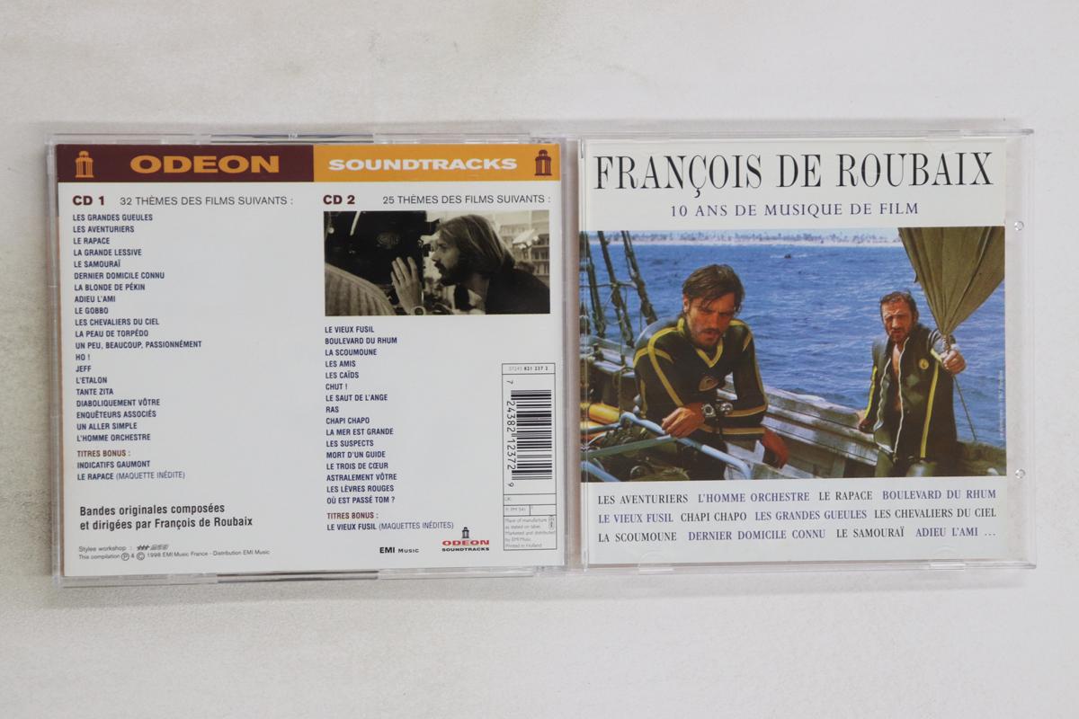 

CD OST - Francois De Roubaix 8212372 Odeon Soundtrac 1998 France Soundtracks & Musicals Used