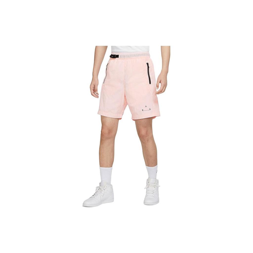 Jordan Logo Print Digital Mid-Rise Regular Fit Summer Shorts Men Bottoms Pink DQ7876-610