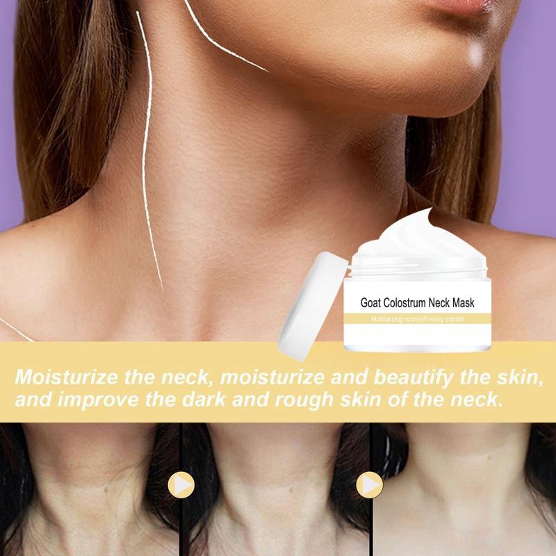 Rozjasní, zpevní a zkrášlí krk maska ​​vyblednutí linií krku jemné linky lift masážní péče o krk