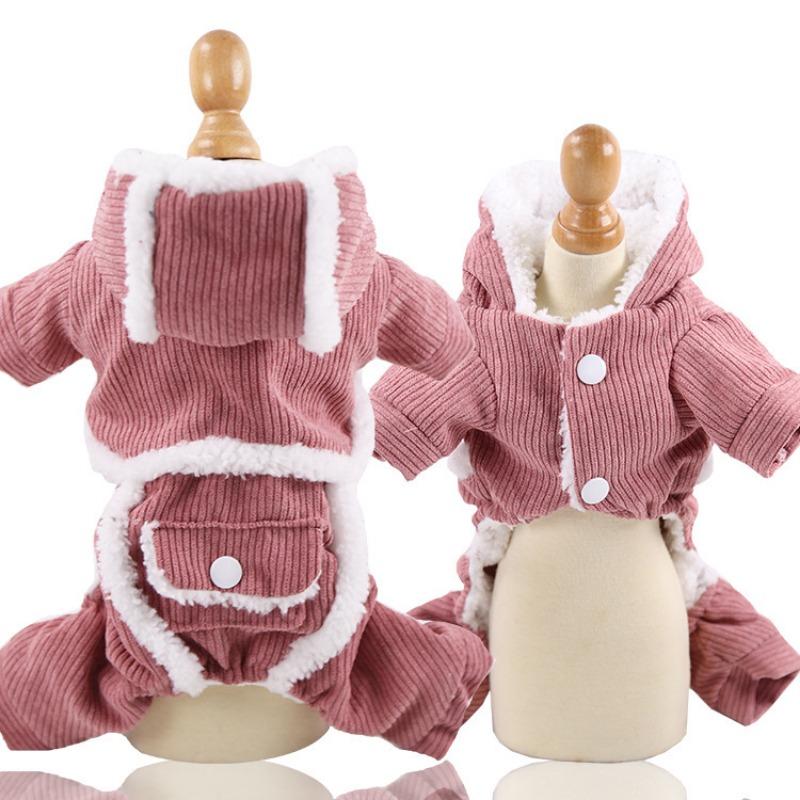 Ubrania dla psa, Jesienno-zimowe czteronogie bawełniane ubrania dla kota, Ubrania dla kota z kreskówkową transformacją