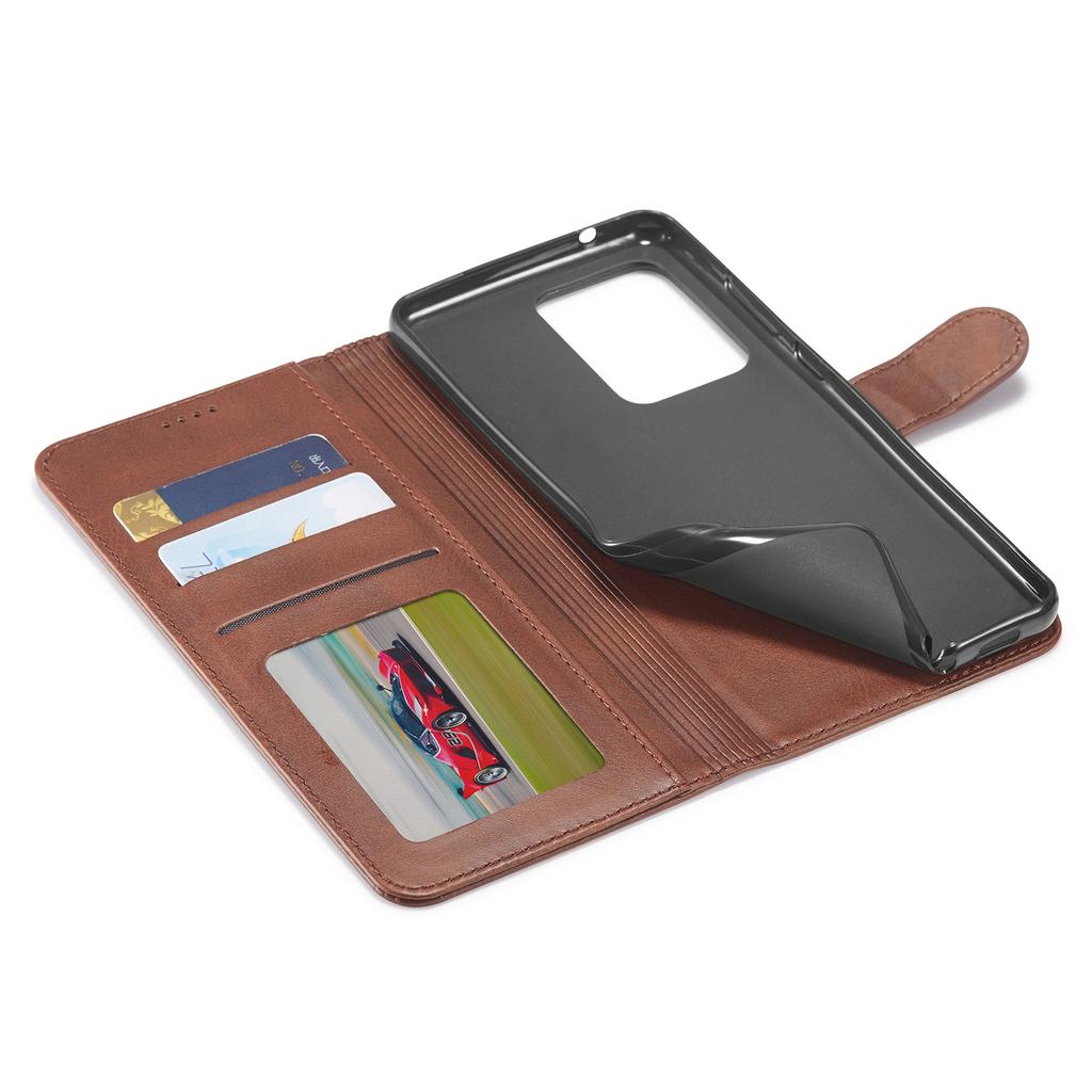 LC.IMEEKE For Honor 200 Lite Case Calf Texture Magnetic Clasp Stand Phone Cover