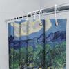 Waterproof Shower Curtain Featuring Van Gogh'S The Olive Trees At Night Perfect For Your Bathroom Decor