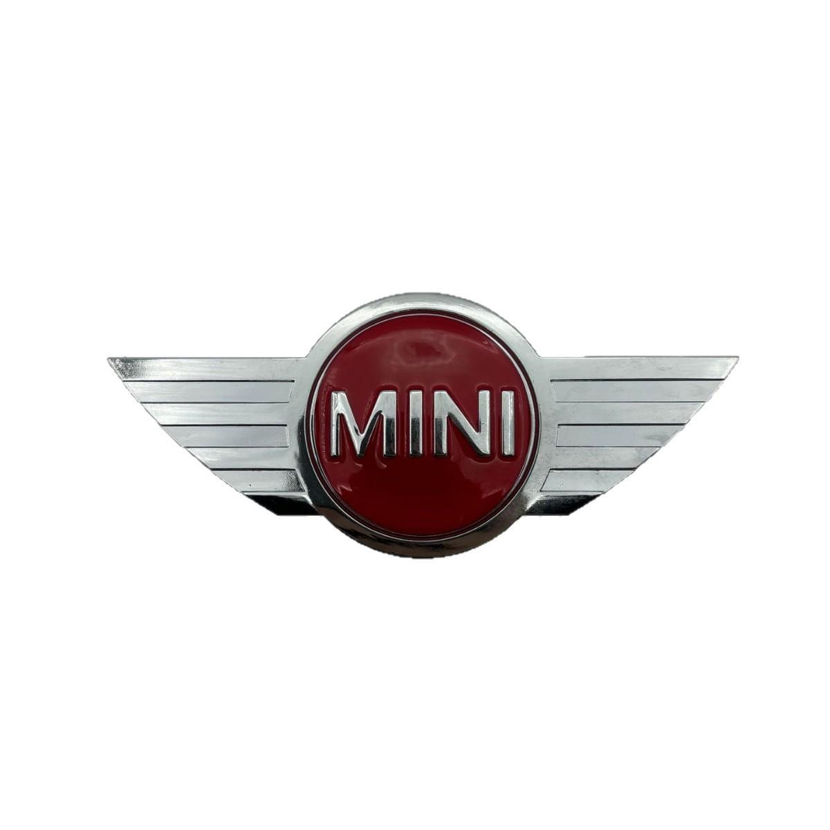 

BMW Mini R50/R52 COOPER S Front Hood & Rear Car Emblems срібний/червоний