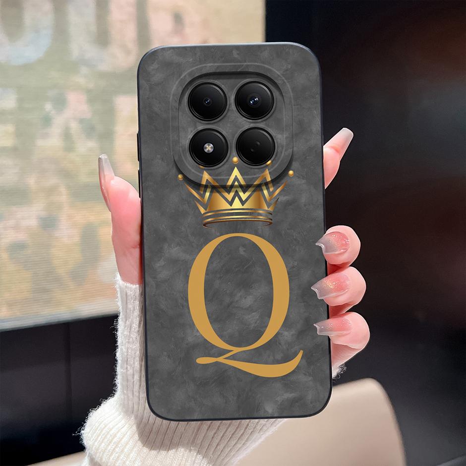 For Redmi Note 15 Pro 4G 5G Phone Cases Cute Panda 26 Letters Shockproof Soft Liquid Silicone Cover For RedmiNote15 15Pro Fandas