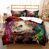 Wolf Digital Print Polyester Bedding Sets Covers Boys Duvet Cover Set For Teens Bedding Set Bed Comforter Set