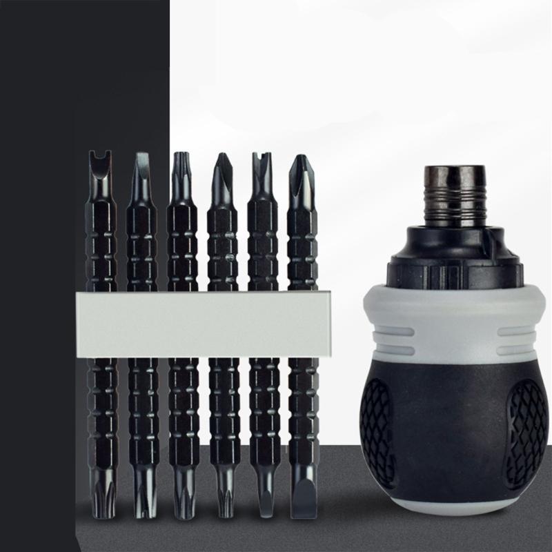 13 in 1 Household Multifunctional Strong Magnetic Screwdriver Bit Set Opening Repair Ratchet nsulated Improvement