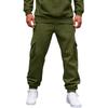 Herren Cargojogginghose mit 4 Taschen, Elastischer Bund mit Kordelzug, Lockere Passform, Verjüngtes Bein, Lässige Arbeitshose