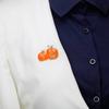 Halloween Fashion Women Cartoon Double Pumpkin Dripping Oil Alloy Brooch Perfect Wear Decoration