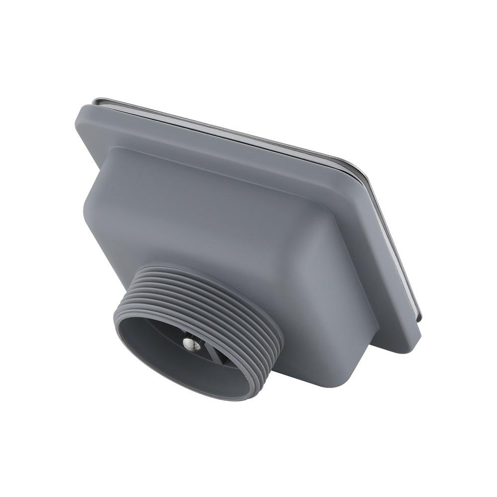 Nerezová ocel 304 Čtvercový květinový koš Odtokové potrubí dřezu - Jedno/Dvojité dřezové, Odnímatelné.