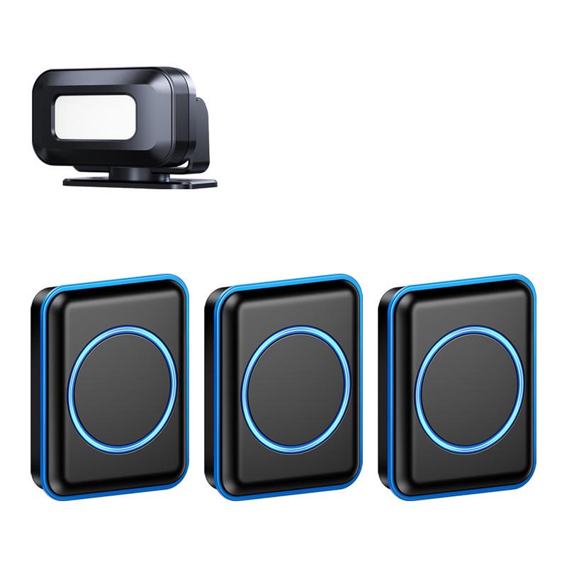 Doorway Visitor Entry Sensor with Voice Prompt for Store Greeting White Sensor + 3 Receivers