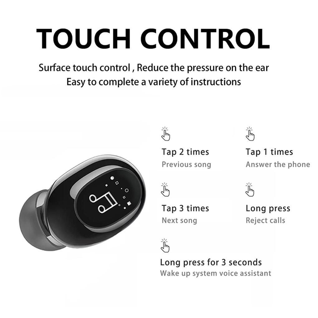 Kabellose Bluetooth-kompatible In-Ear-Ohrhörer Reise Sport Walking Kopfhörer Wandern Camping Musikwiedergabe Kopfhörer