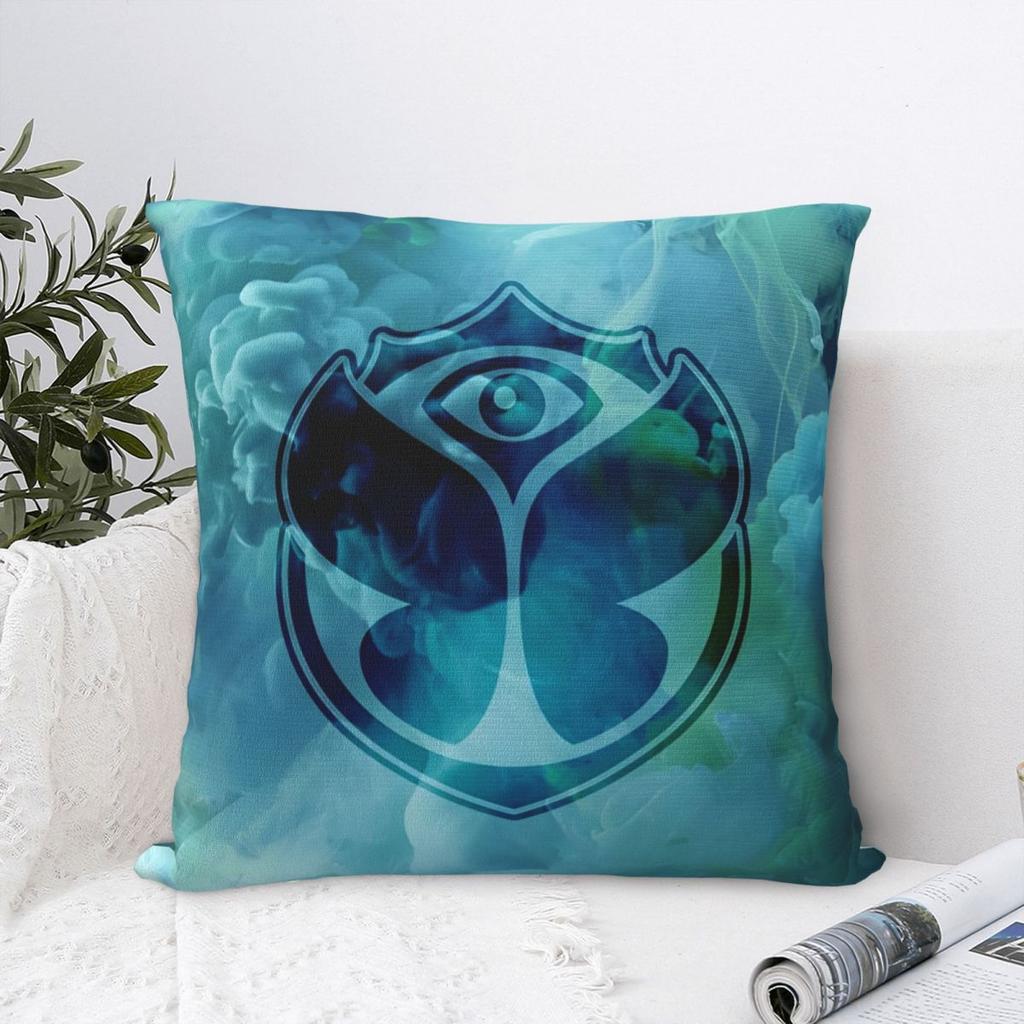 Tomorrowlandd Music Festival Pillow Case Butterfly Cushion Covers Funny Zippered Decorative Pillowcase For Home 45*45Cm