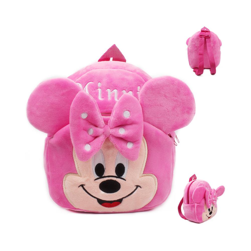 Kids Unisex Cute Cartoon Shape Soft Plush Backpack Large Capacity Travel Bag School Bag