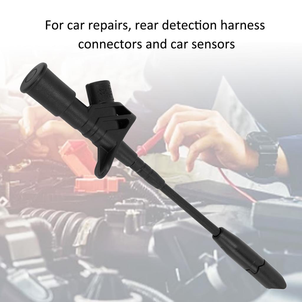 Test Hook Multimeter   Grabber Stainless Steel Probe for Car Repair 4mm Socket J.30019