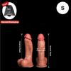 Realistic 30CM Thick Dual Density Silicone Dildo, Curved Suction Cup Dildo, Harness Compatible, Soft Body-Safe Adult Intimate Product, Multi-Size