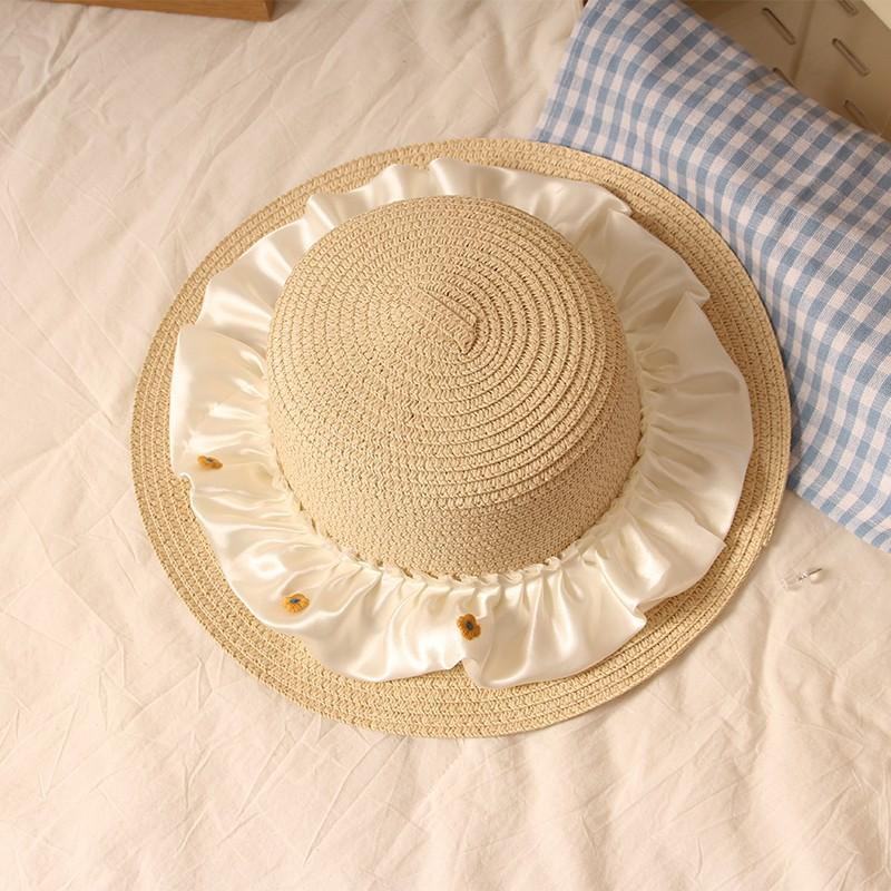 

Children s Straw Hat Kids Sunscreen Hat Summer Thin Breathable Sun Hat Baby Girl s Sunshade Hat 50cm