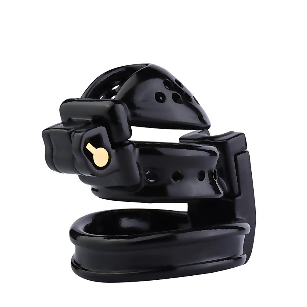 Men's Resin Chastity Cb Lock Penis Gay Cuckold Sex Toys Double Lock BDSM