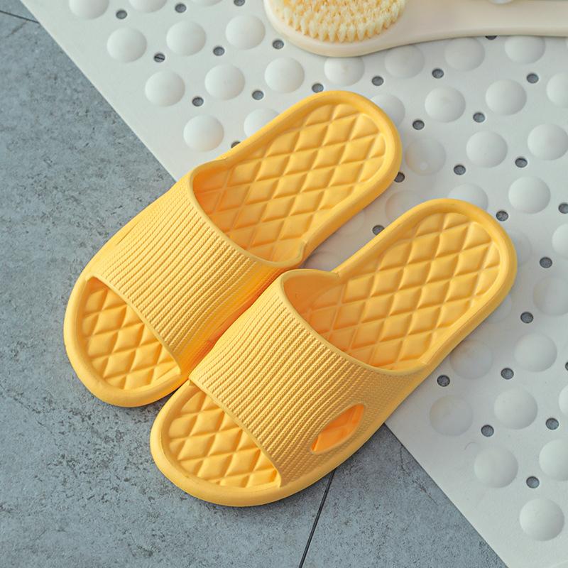 Personalized Rhombus EVA Cool Slippers Summer Indoor Home Mop Non-slip Couple Men's Square Rhombus Slippers