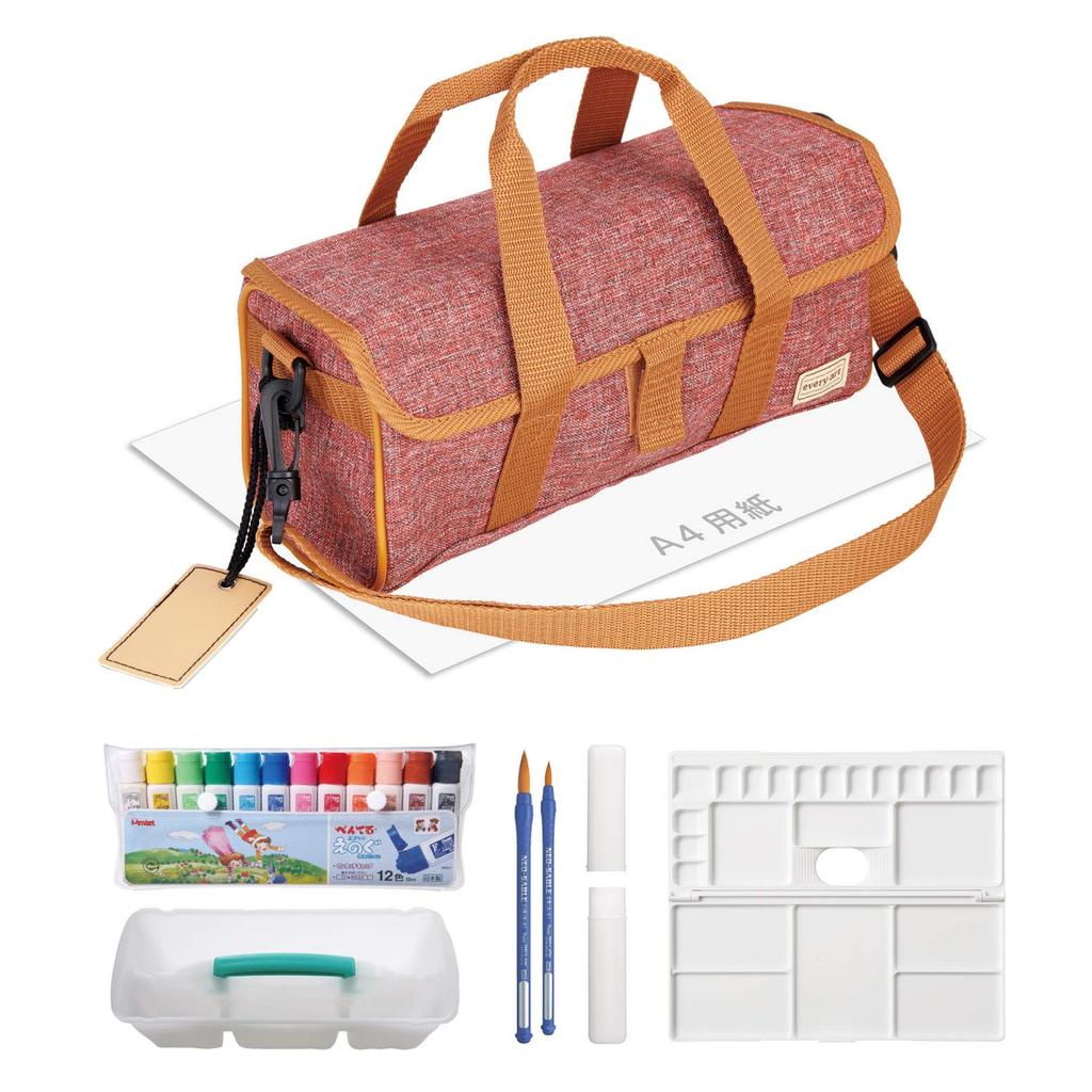 PENTEL Sketch Paint Set Red ZST30-BN