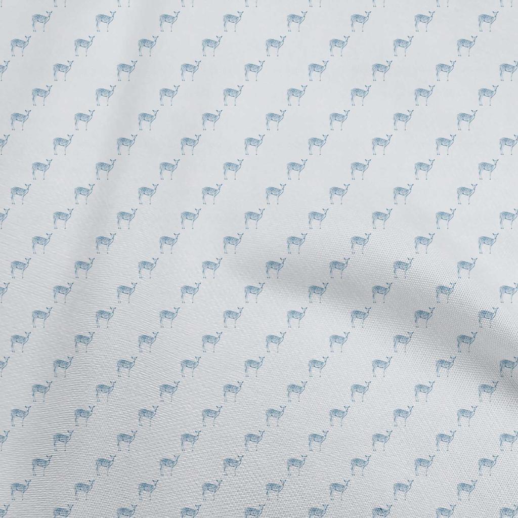 oneOone Baumwoll-Flex Schwarzer Stoff Hirsch Nähstoff Meterware Bedruckt DIY Kleidung Nähzubehör 40 Zoll