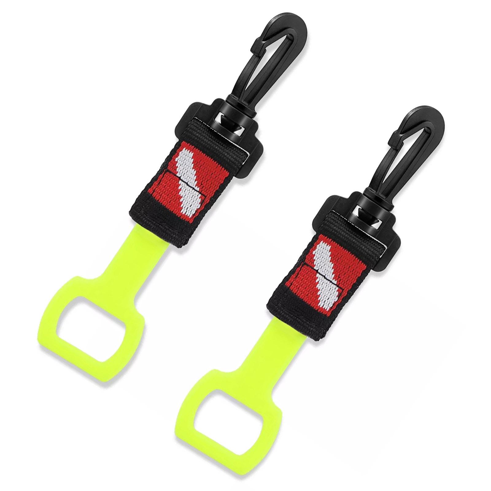 

2Pcs Scuba Octopus Mouthpiece Holder Octopus Mouthpiece Retainer with Spring Clip for 2nd Stage Regulator Easy to Use